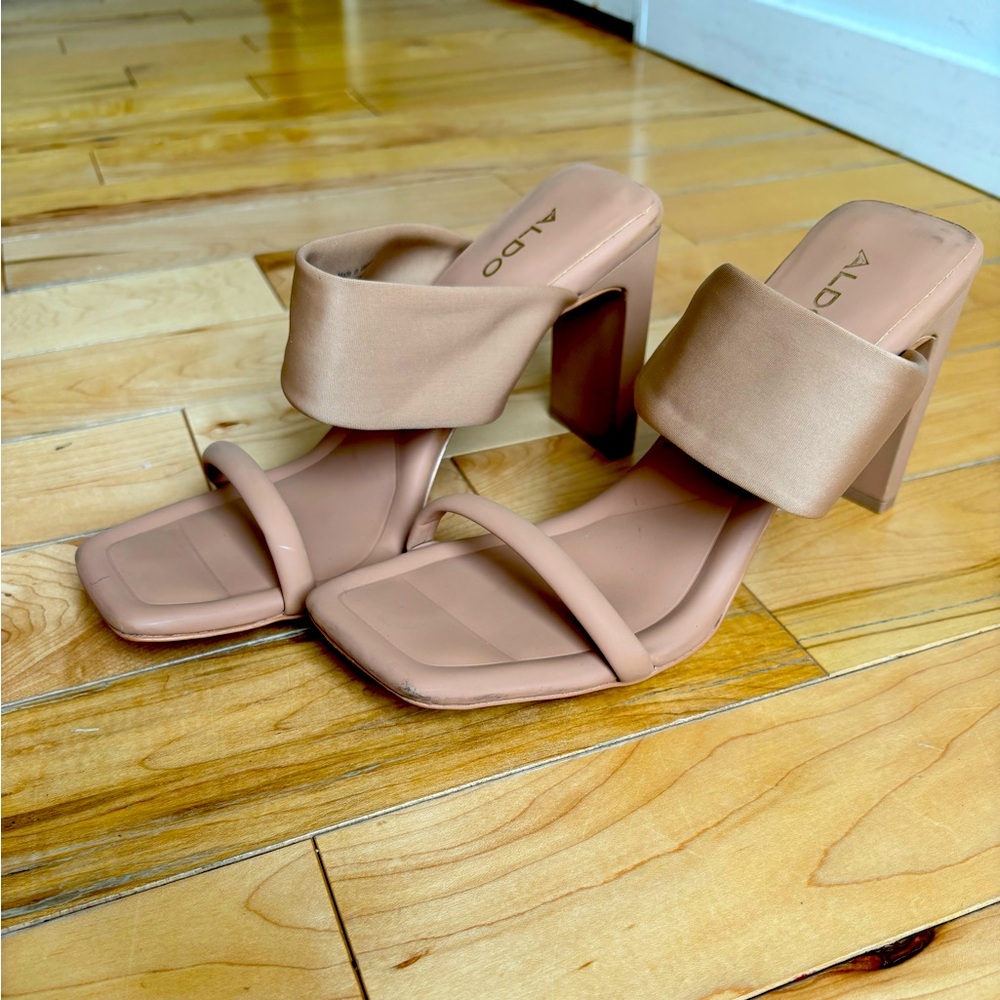 Aldo Meatha square-toe Heeled Mule